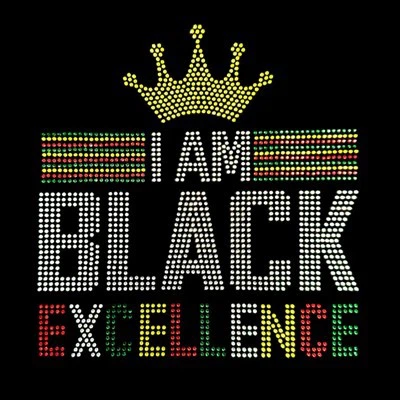 Transferencia de diamantes de imitación de historia negra