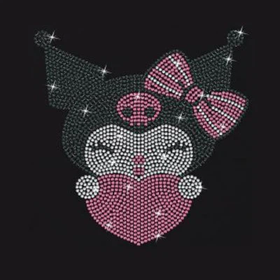 Transferencia de diamantes de imitación Kuromi