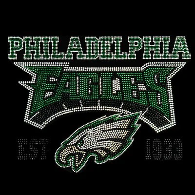 Transferencia de diamantes de imitación de los Philadelphia Eagles