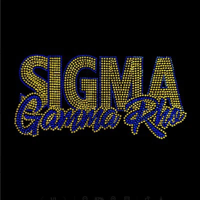 Transferencia de diamantes de imitación Sigma Gamma Rho