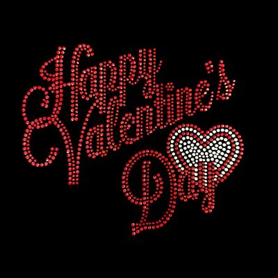 Transferencia de diamantes de imitación del día de San Valentín